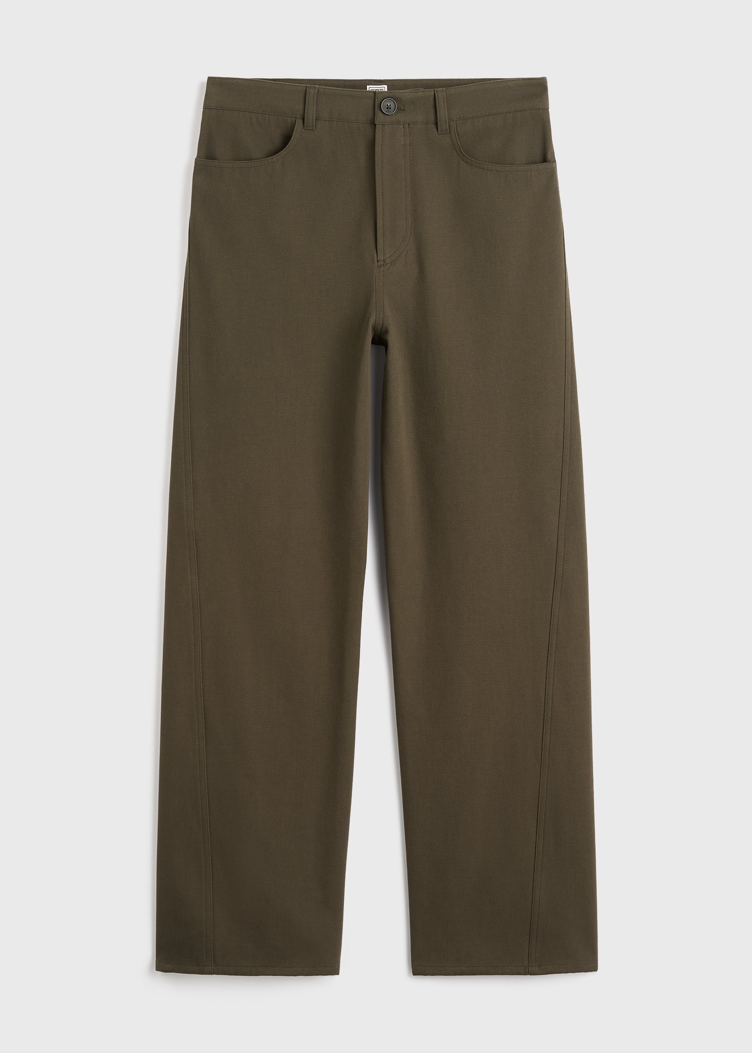 Relaxed twisted trousers pepper – TOTEME