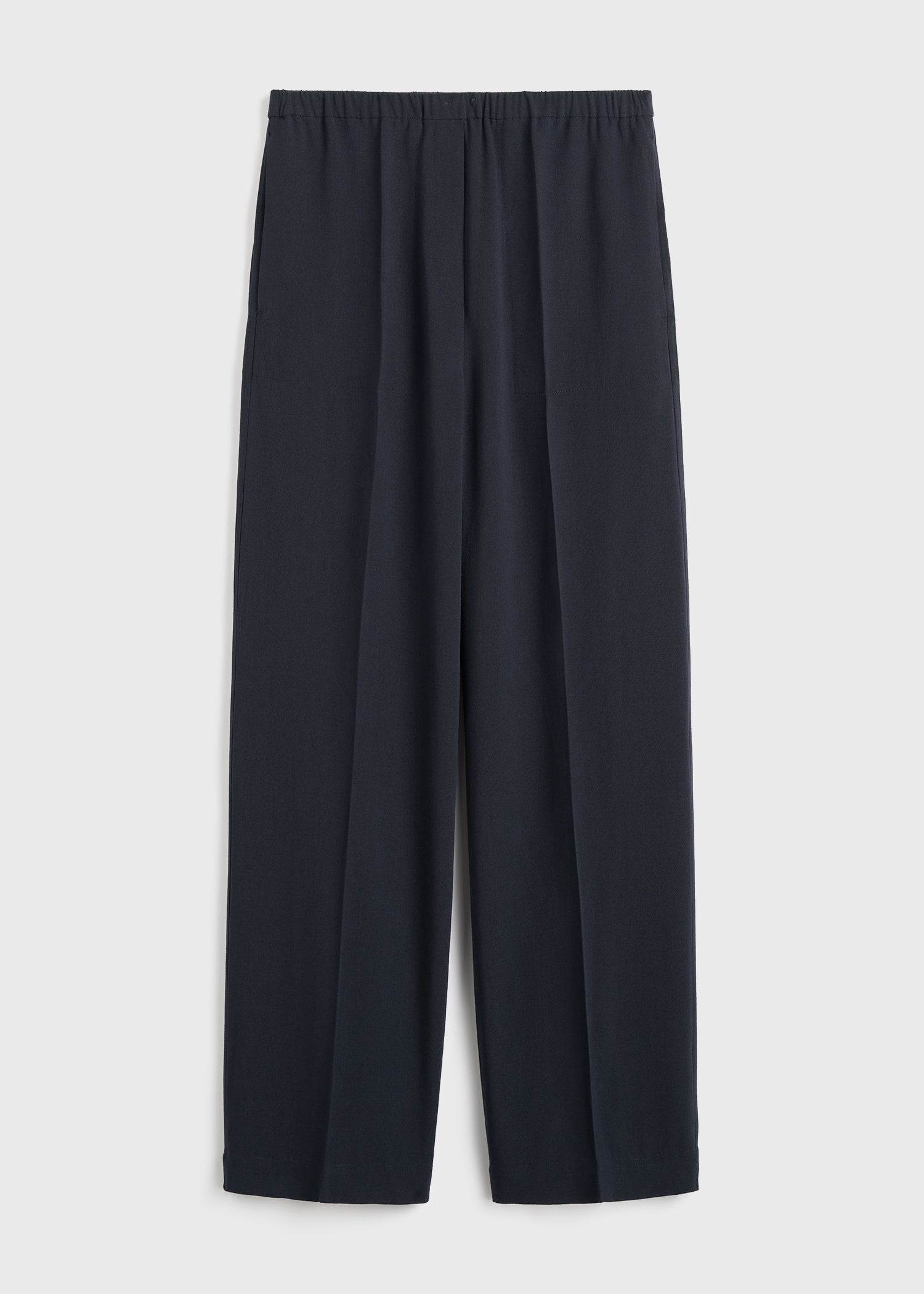 Fluid winter trousers navy