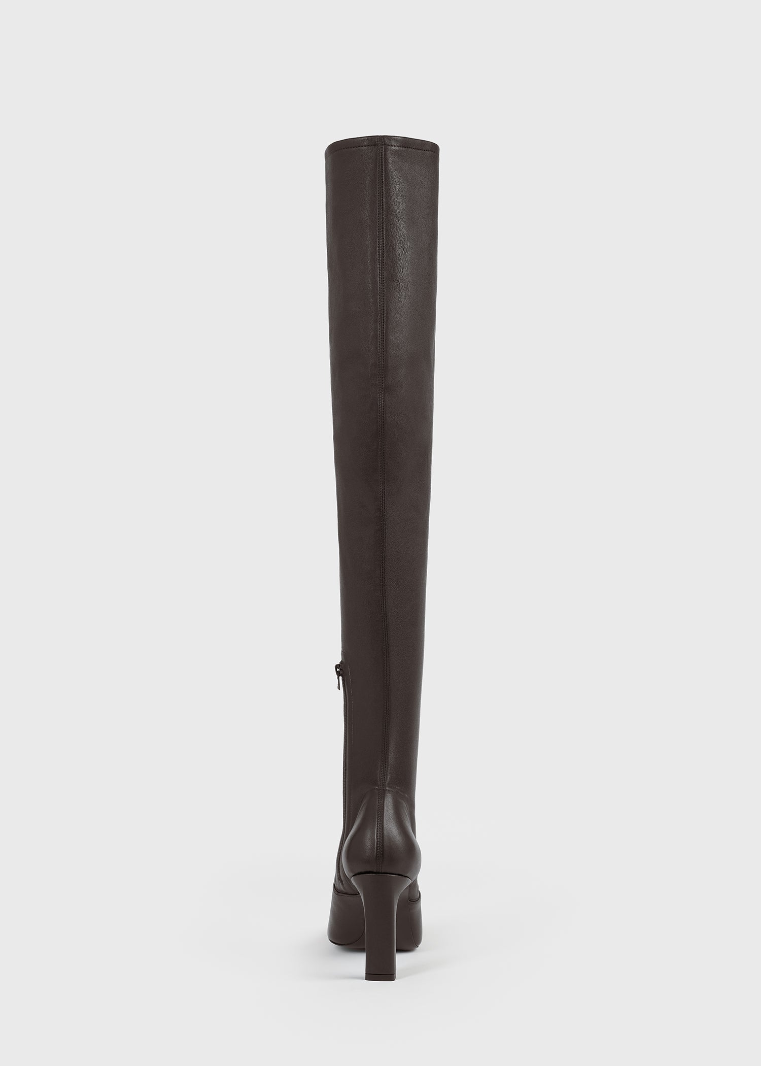 Nappa over-the-knee boots bark