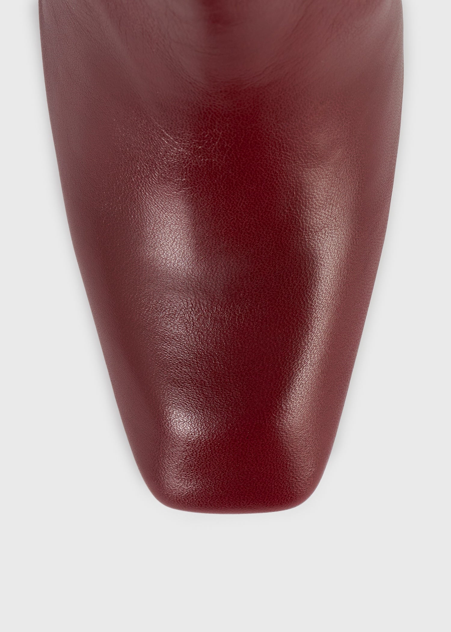 Nappa over-the-knee boots cherry