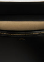 Clip leather shoulder black