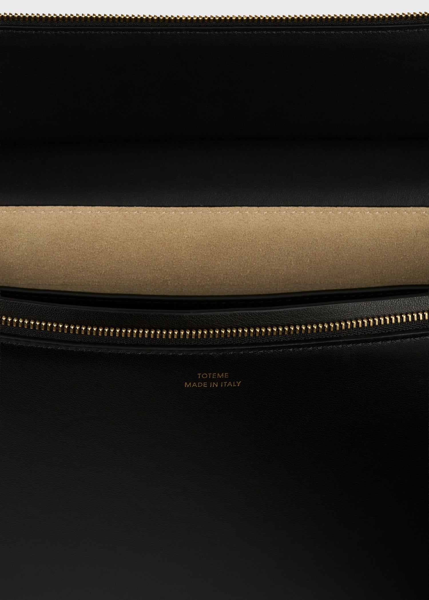 Clip leather shoulder black
