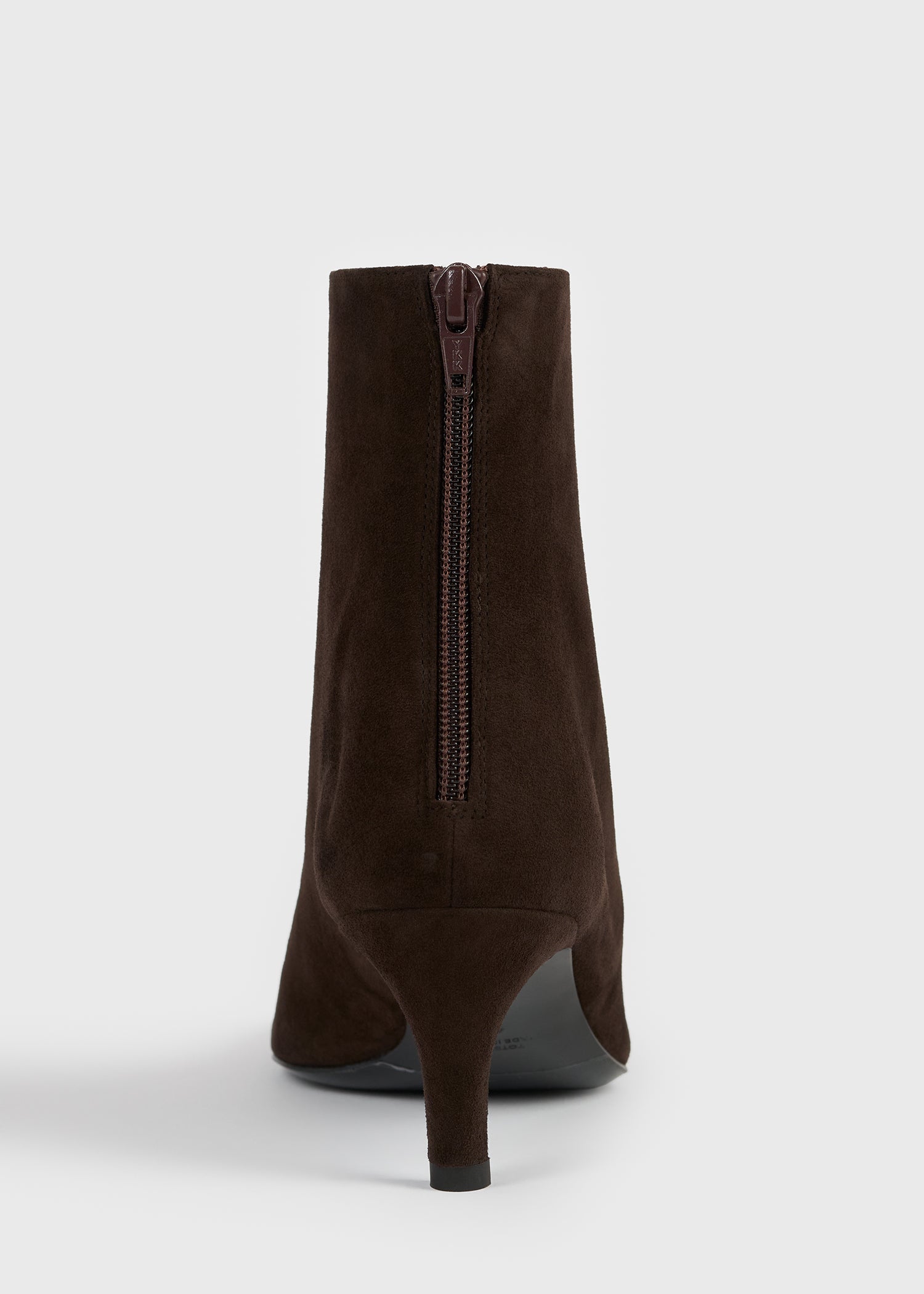 Soft suede ankle boots brown