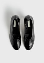 Slip naplack pumps black