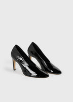 Slip naplack pumps black