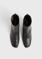 Nappa mid-heel boots bark