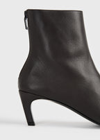 Nappa mid-heel boots bark