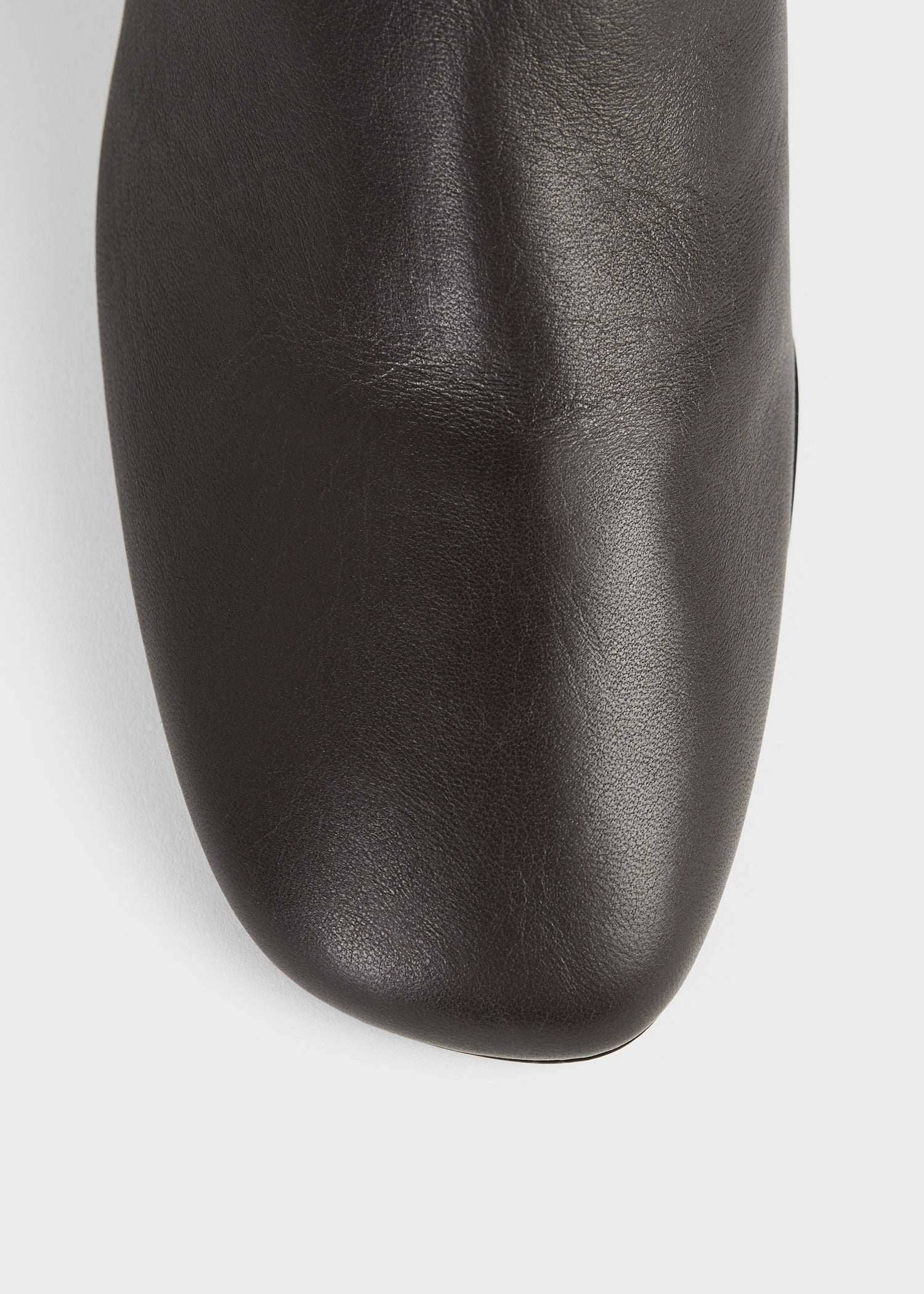Nappa mid-heel boots bark
