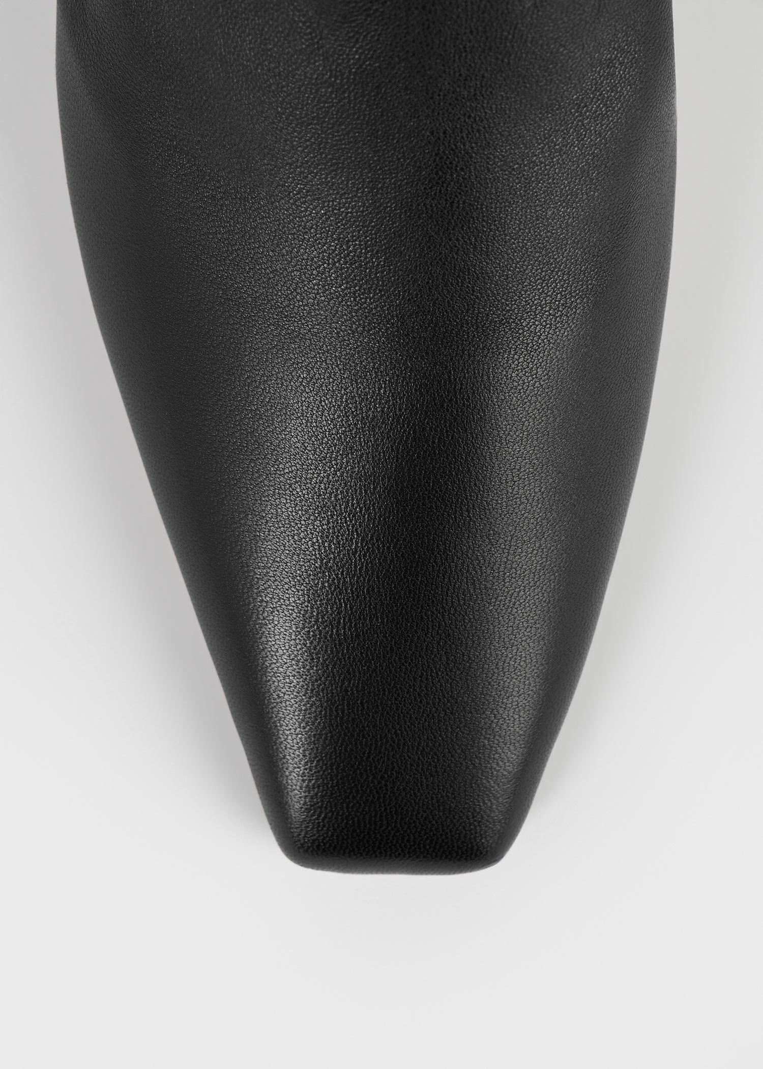 Soft nappa mules black