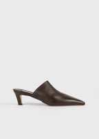 Soft nappa mules bark