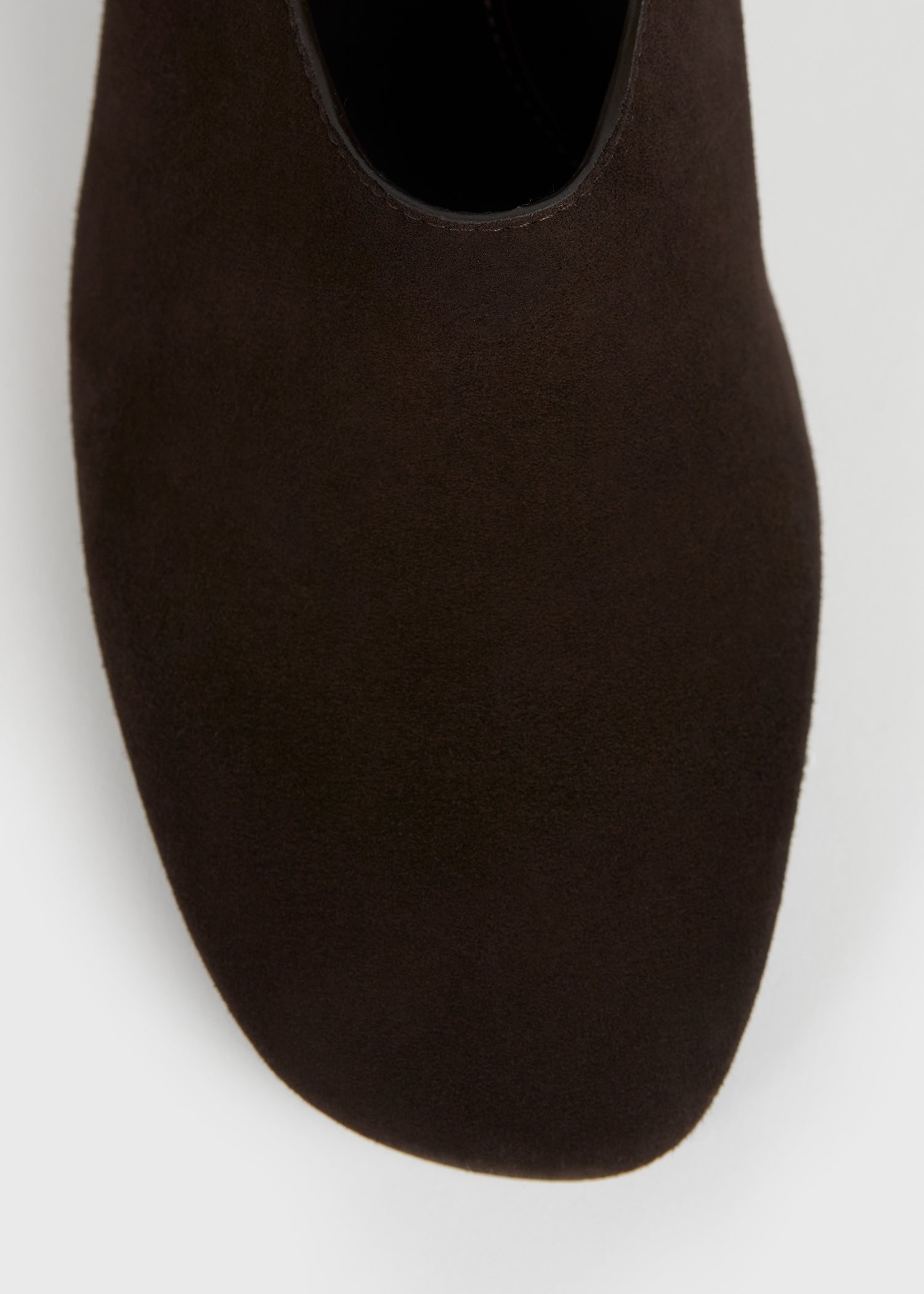 Contour suede mules brown