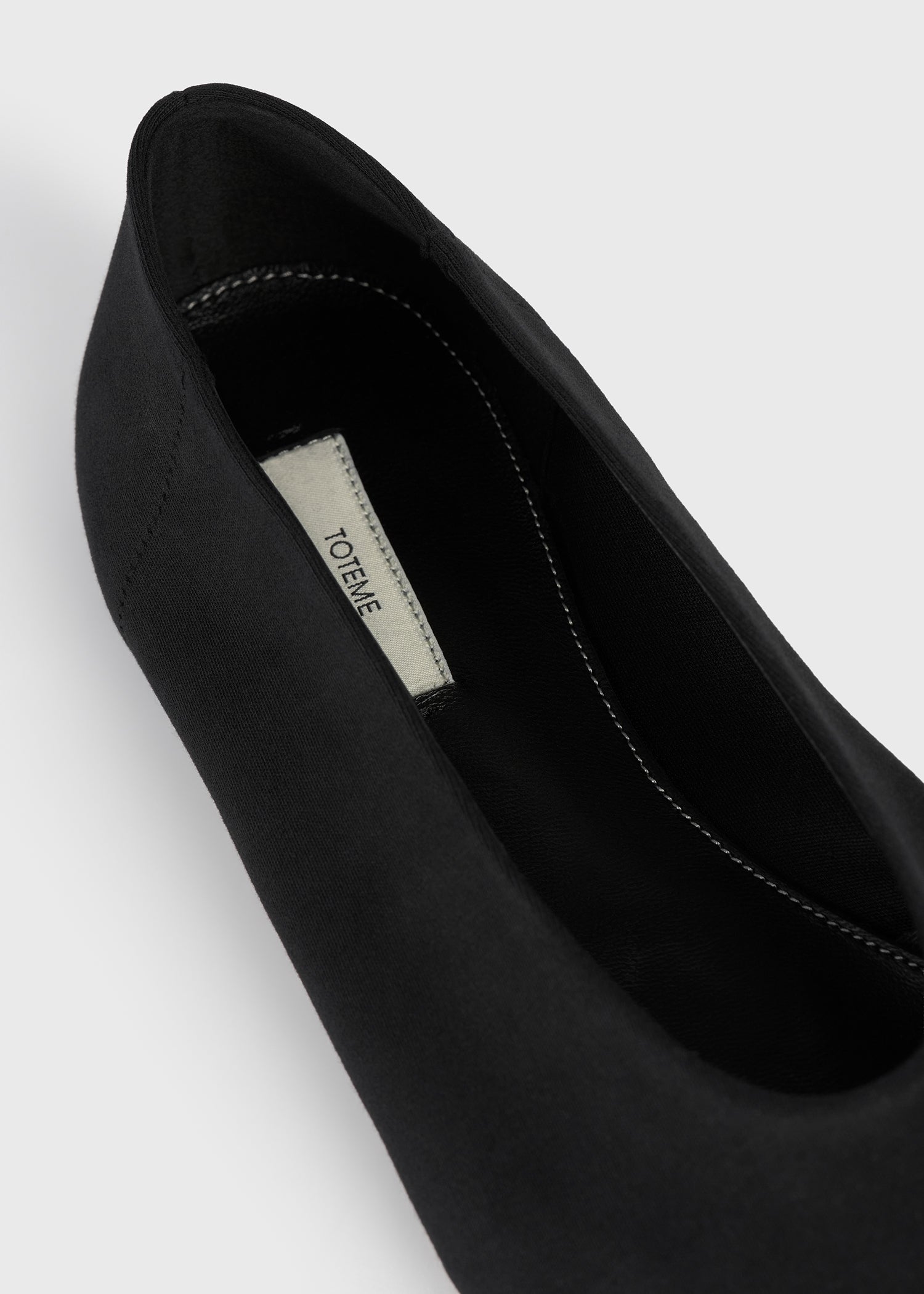 Slip jersey ballerinas black