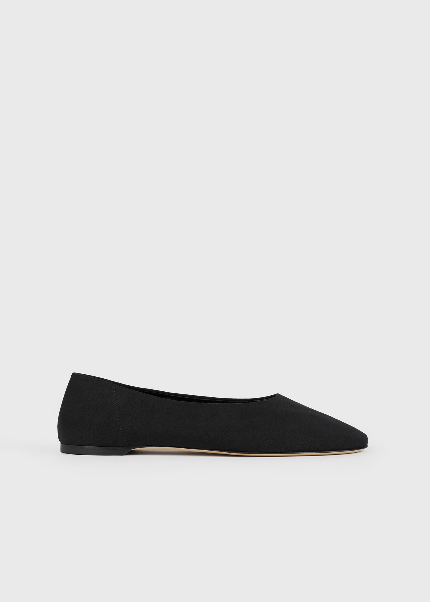 Slip jersey ballerinas black