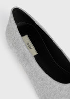 Slip jersey ballerinas grey melange