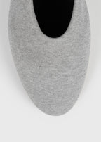 Slip jersey ballerinas grey melange