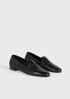 Soft nappa loafers black