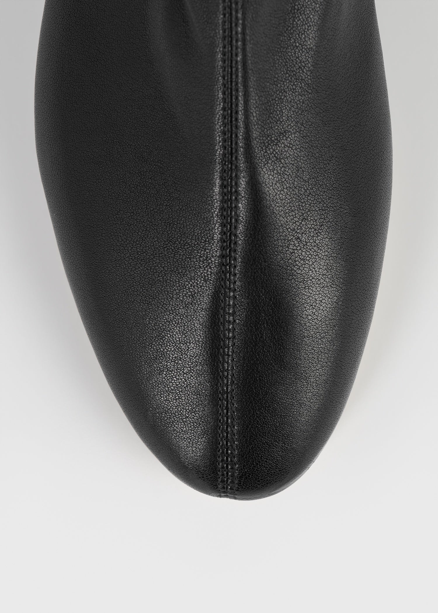 Deconstructed stretch nappa boots black