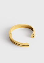 Signature stripe bracelet black/gold