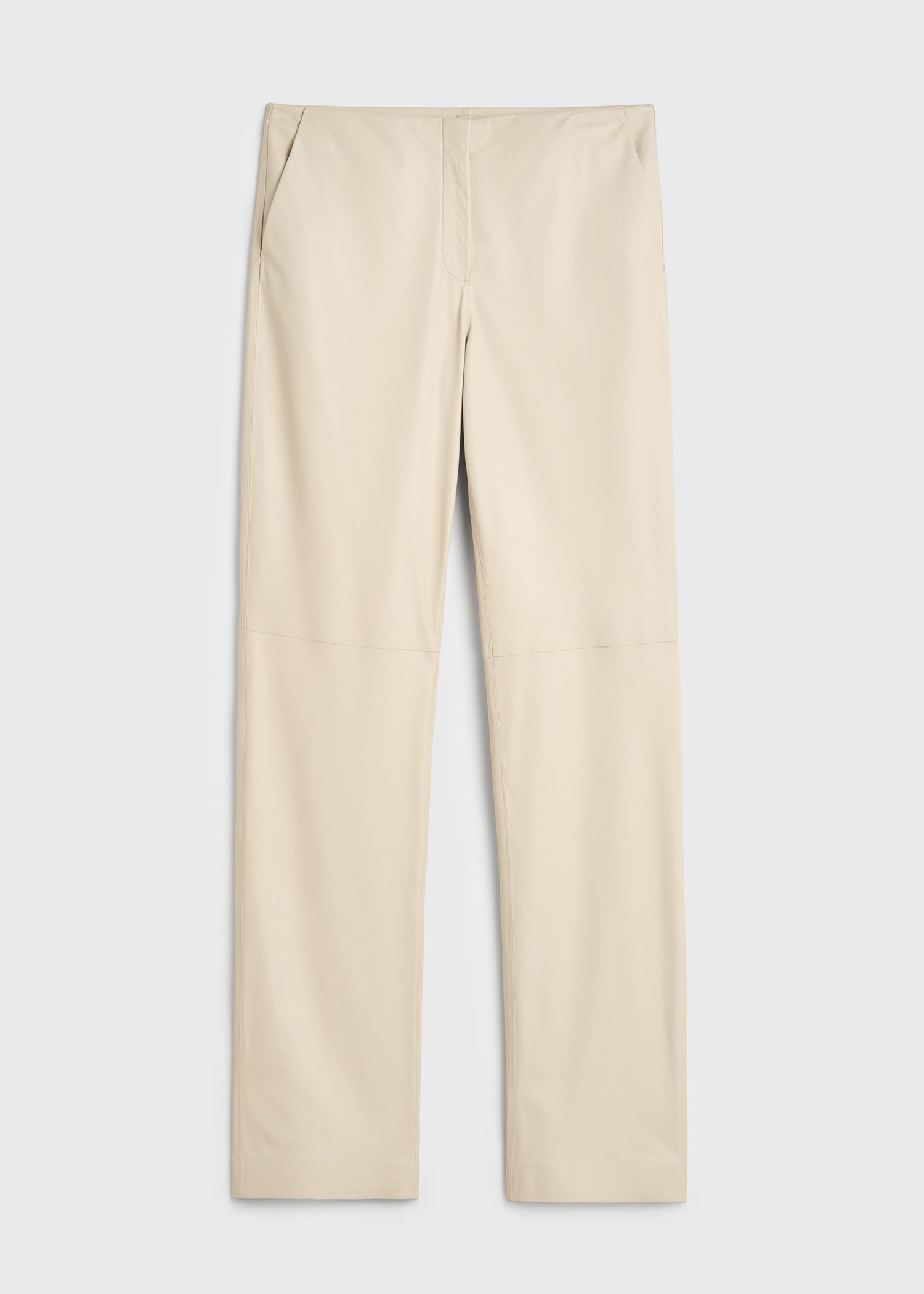 Easy leather trousers stone