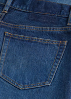 Classic slim denim full length faded blue