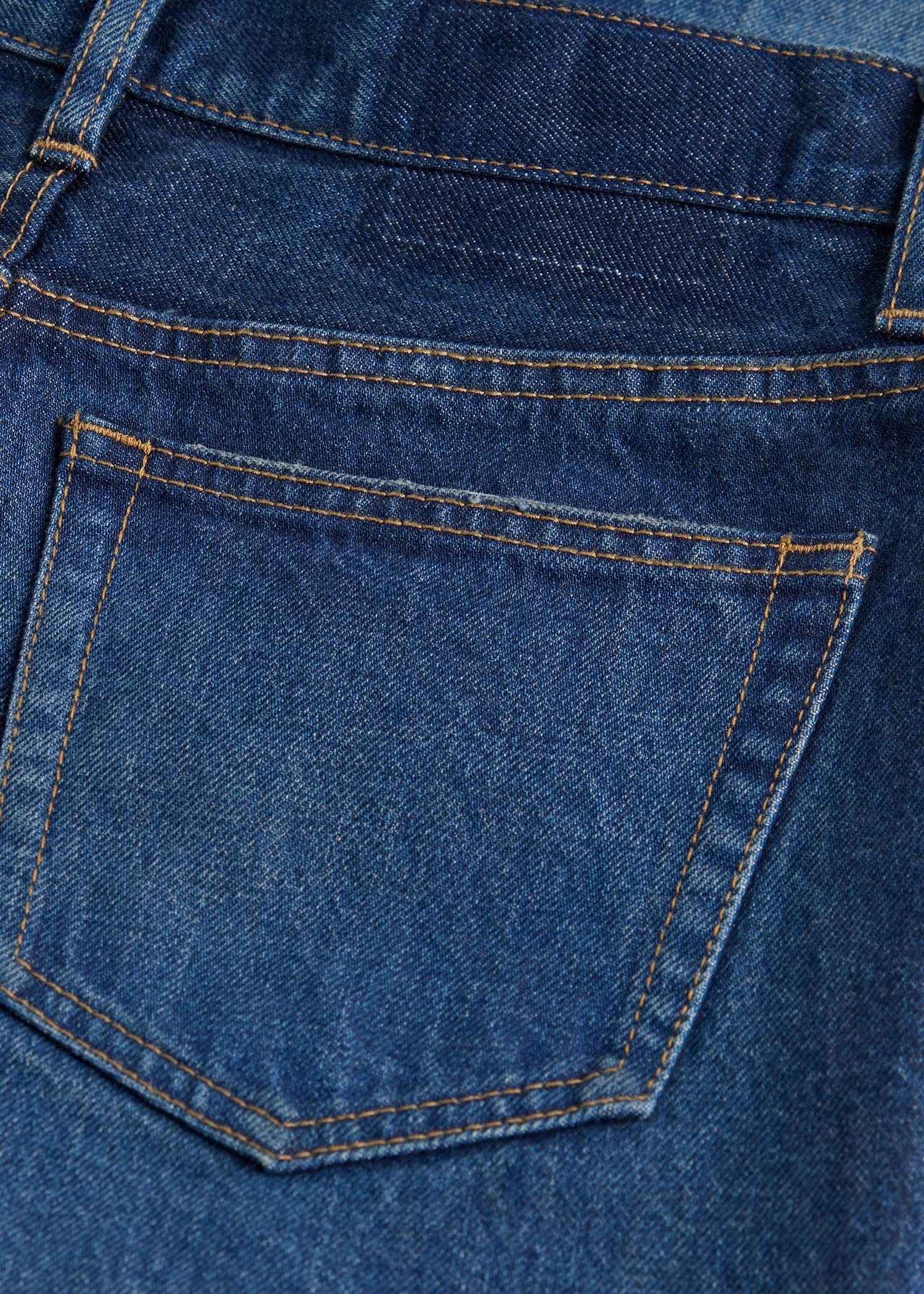 Classic slim denim full length faded blue