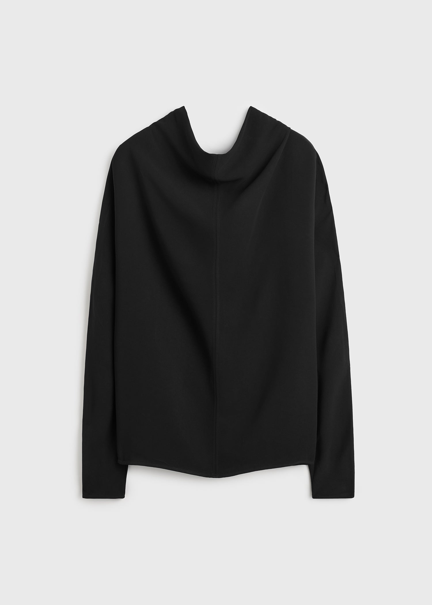 Cowl neck blouse black