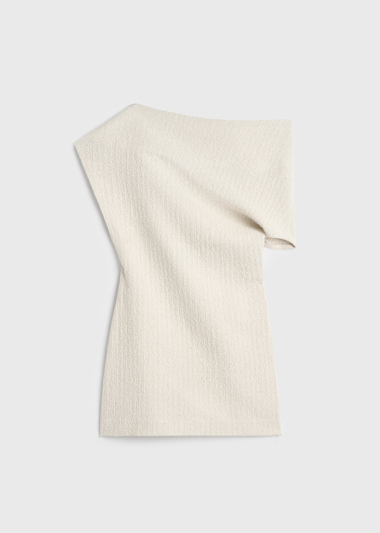 One-shoulder top ecru