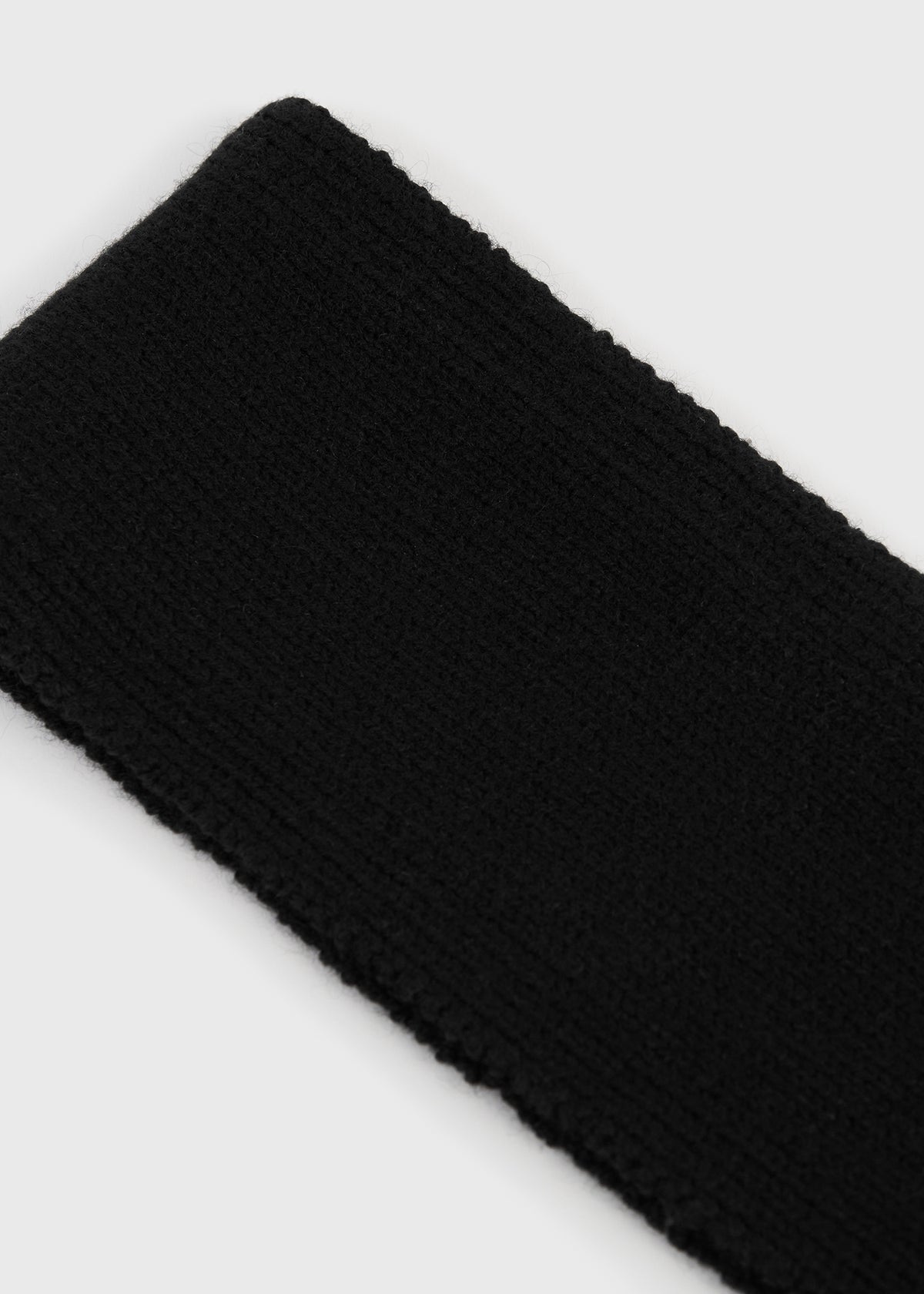 Cashmere headband black