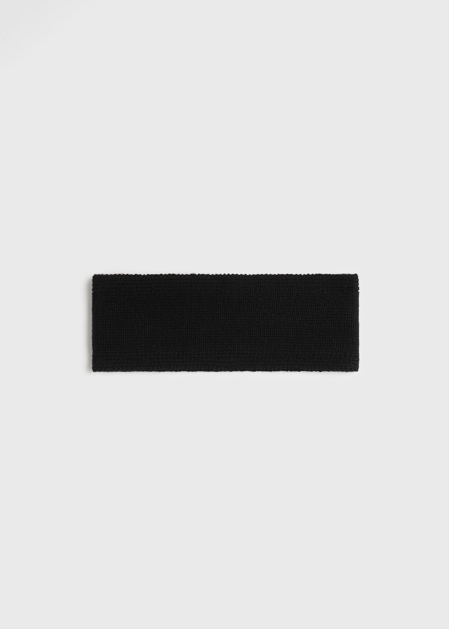 Cashmere headband black