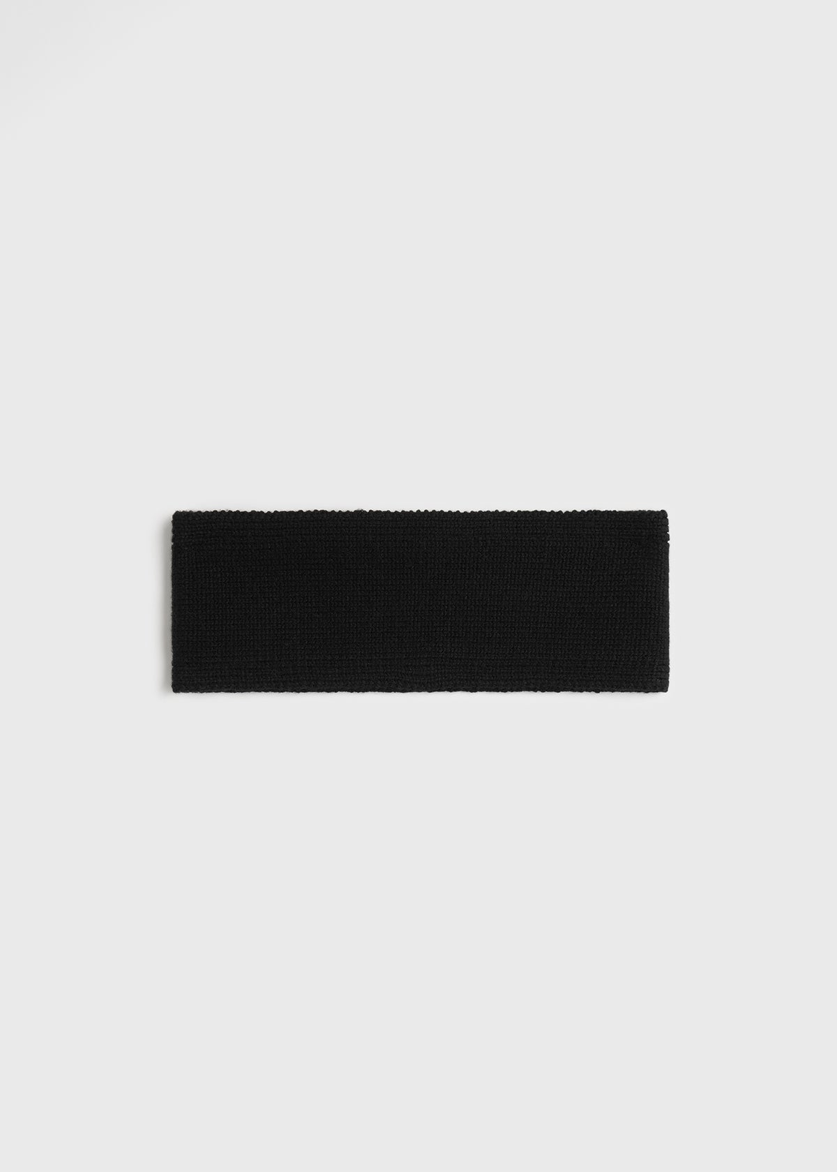 Cashmere headband black
