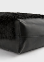 Roam goat hair tote black/black