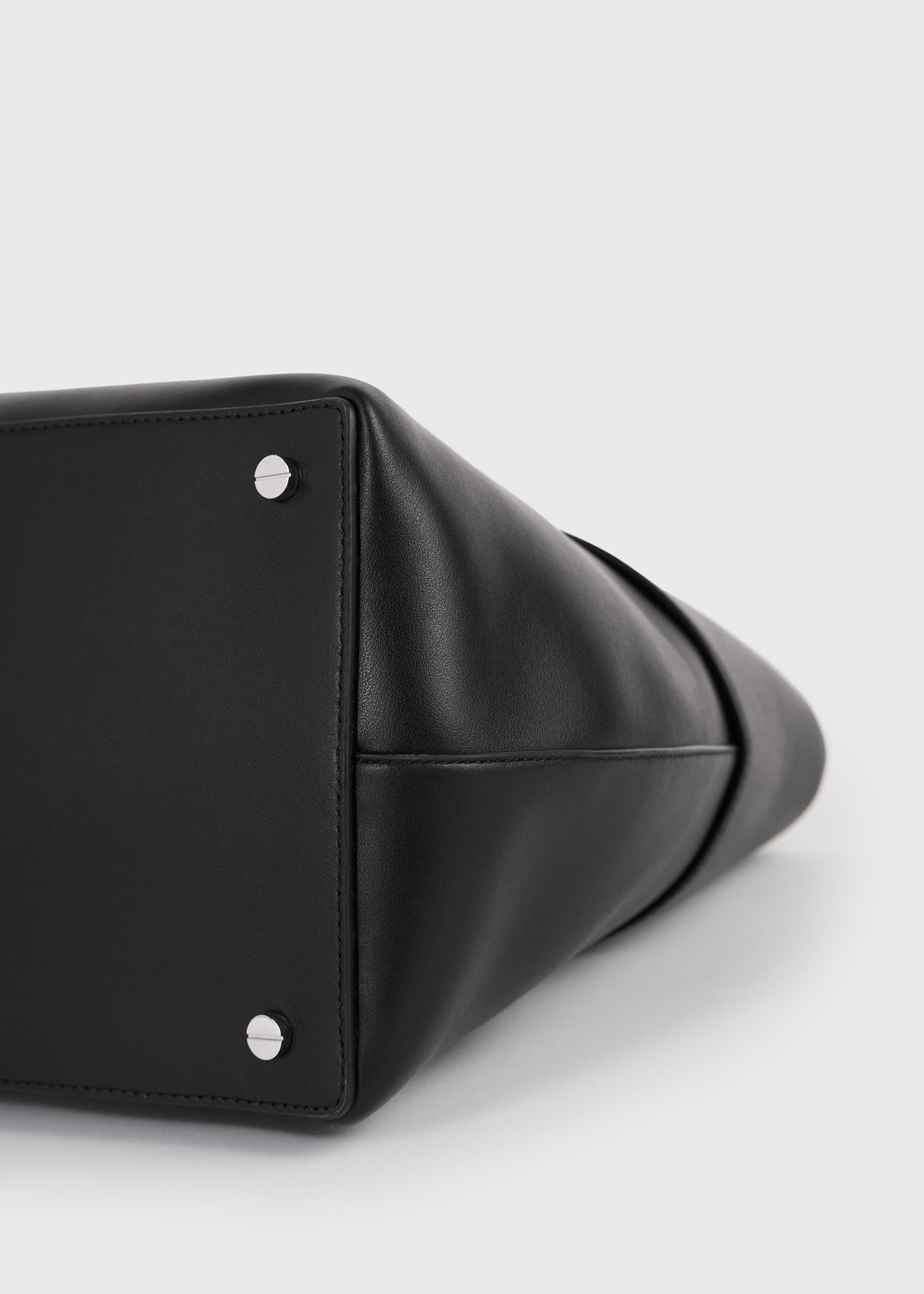 Mercer leather tote black/red