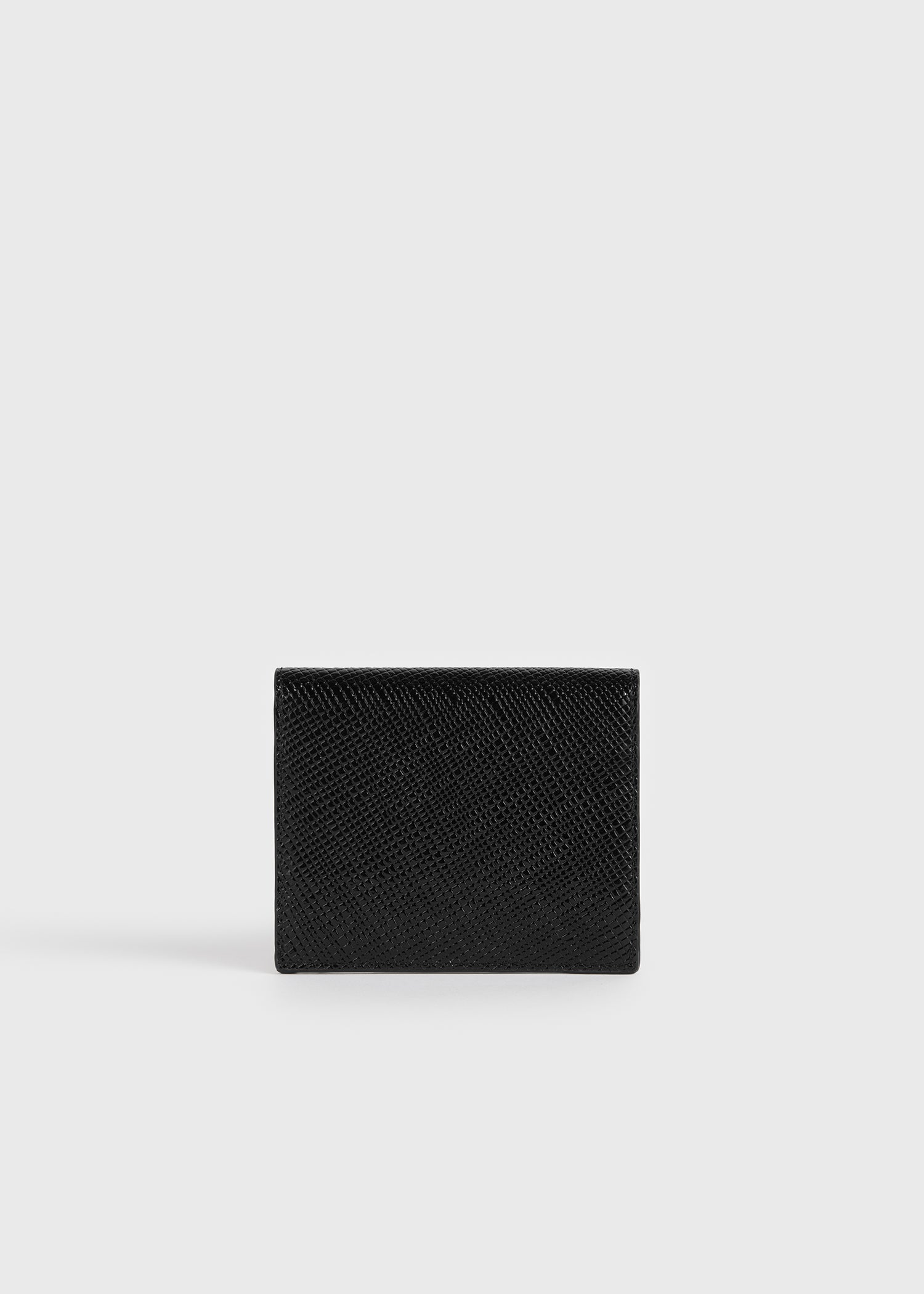 T-lock palmellato-patent cardholder black