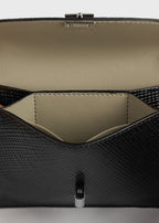 T-lock palmellato-patent cardholder black