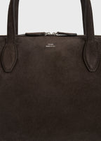 Medium suede day tote brown