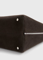 Medium suede day tote brown