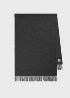 Cashmere scarf charcoal