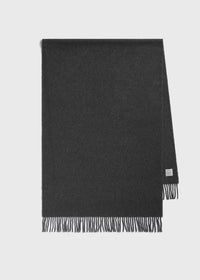 Cashmere scarf charcoal