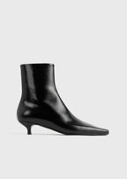 Slim naplack ankle boots black
