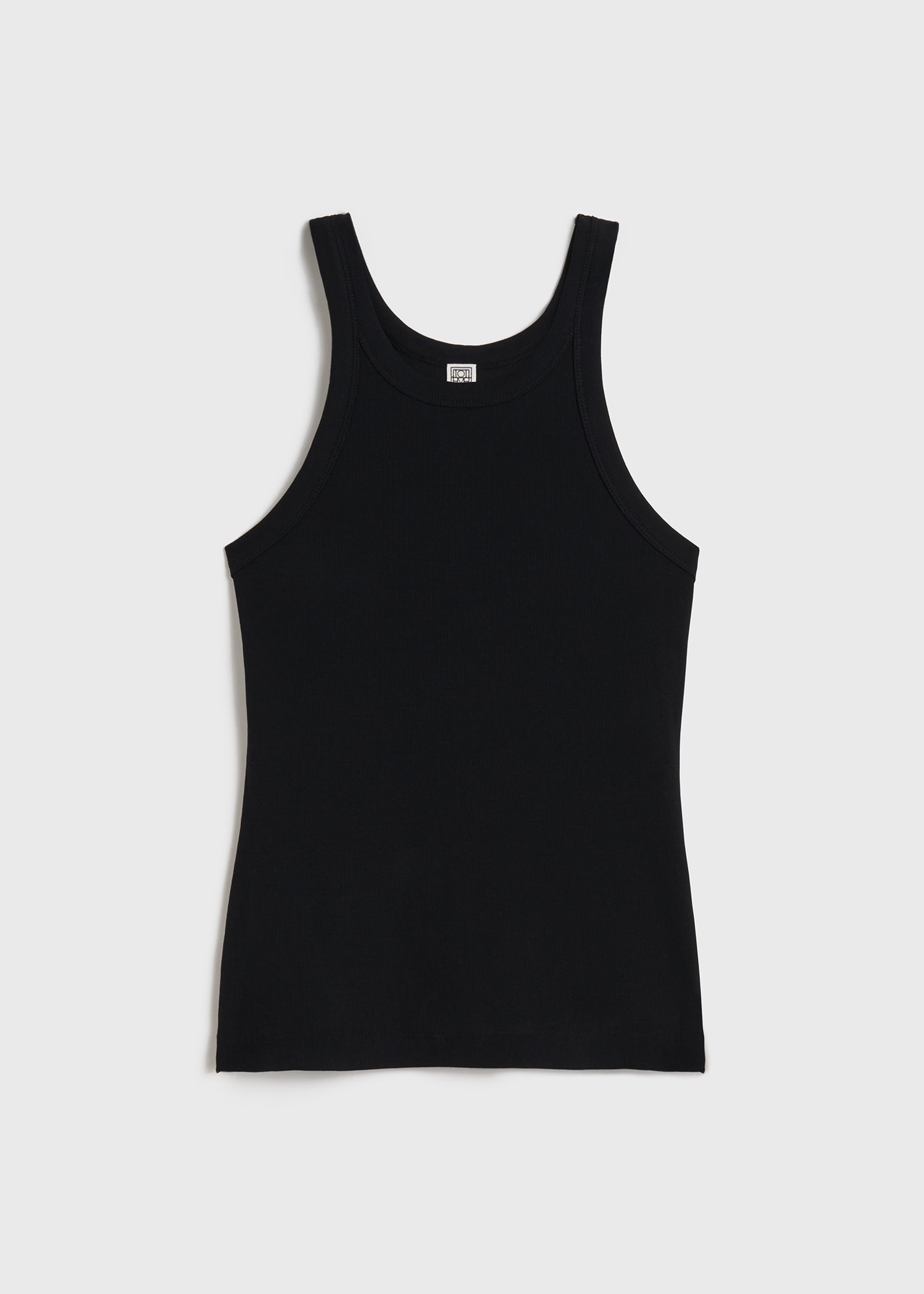 Curved rib tank black