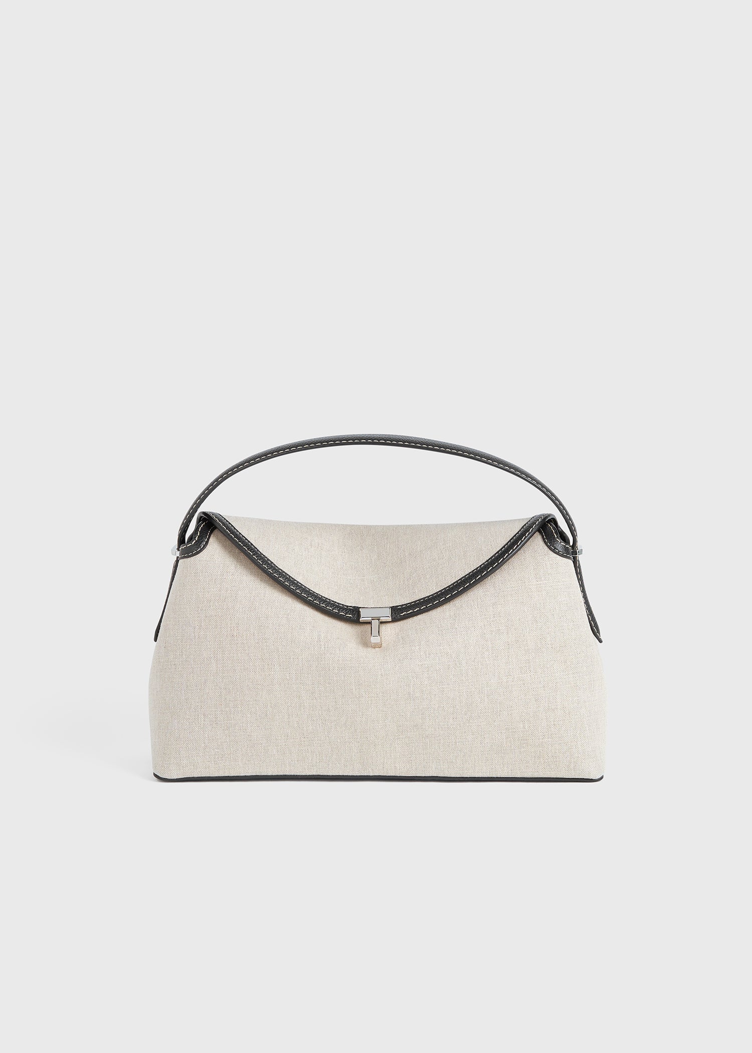 T-lock canvas top handle ecru/black