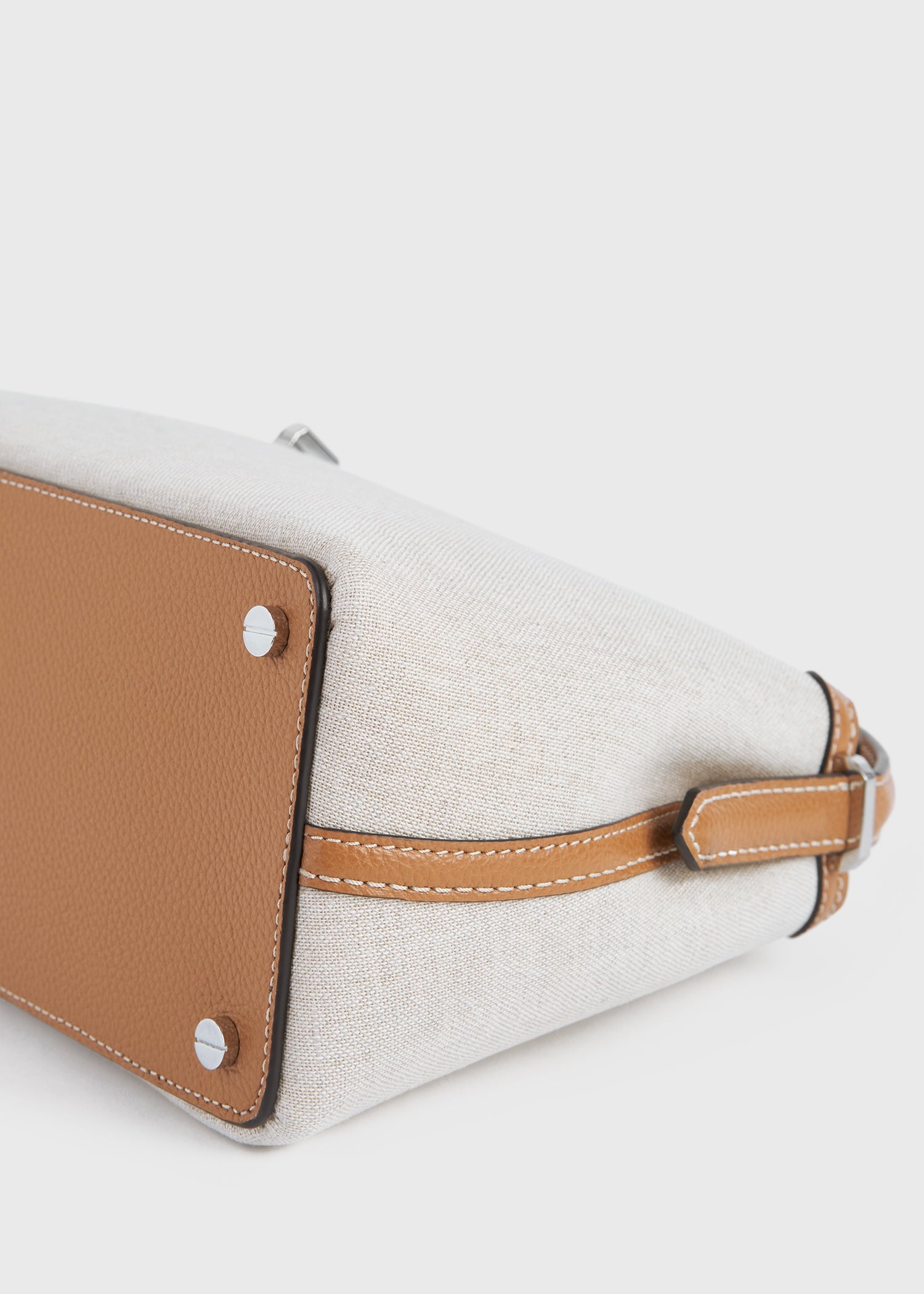 T-lock canvas top handle ecru/tan