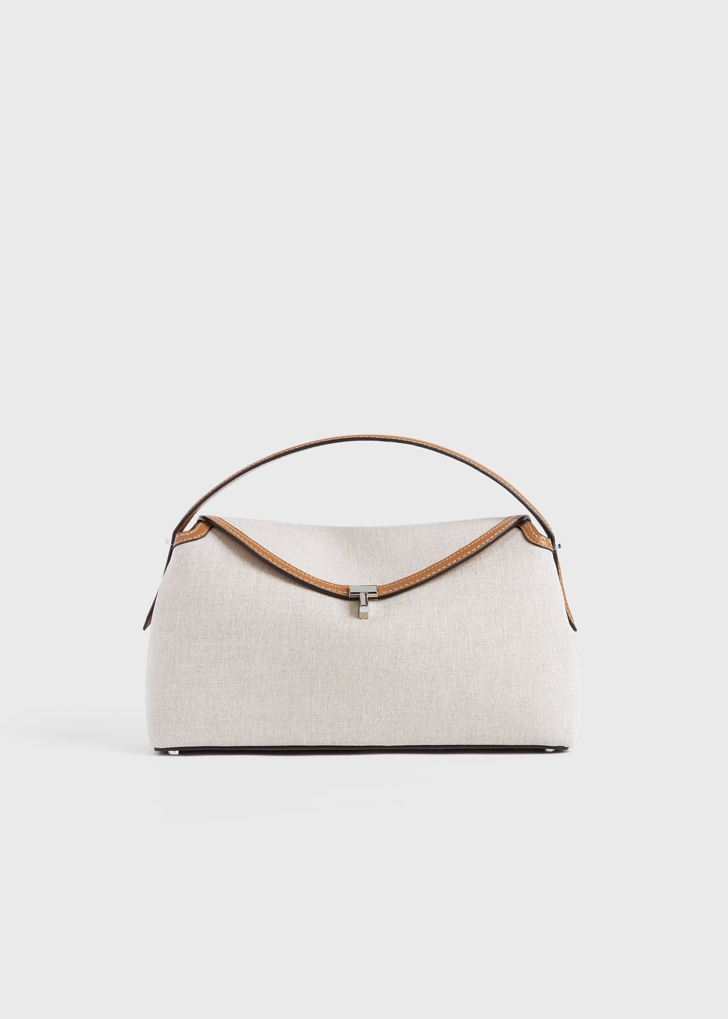 T-lock canvas top handle ecru/tan
