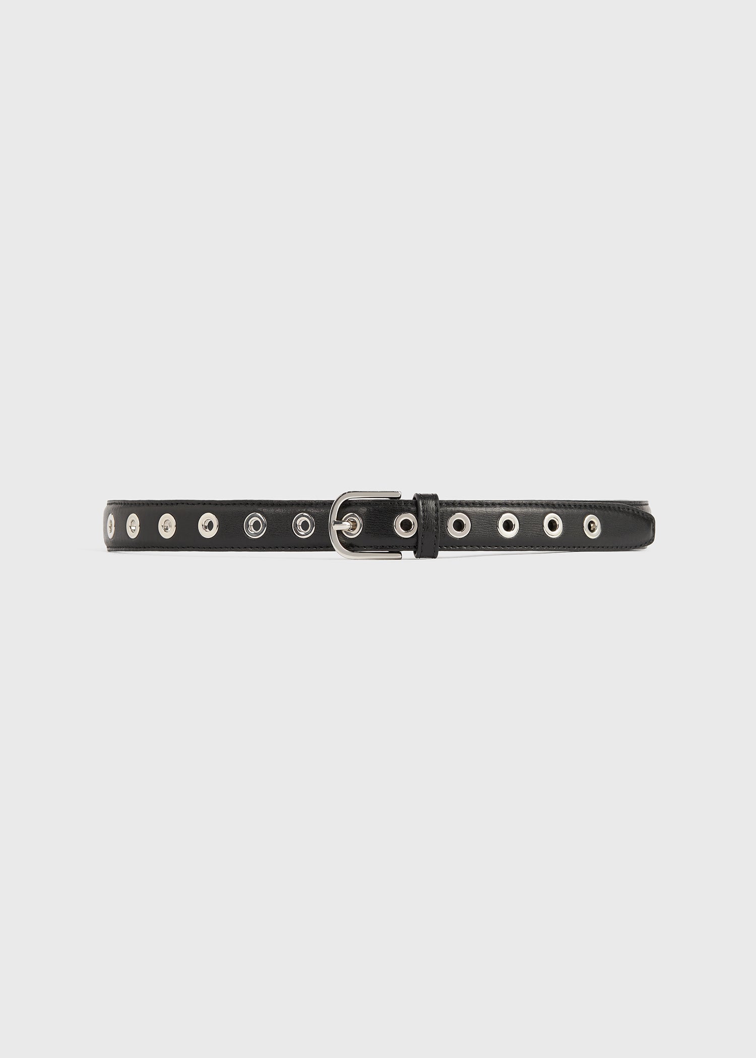 Eyelet belt black – TOTEME