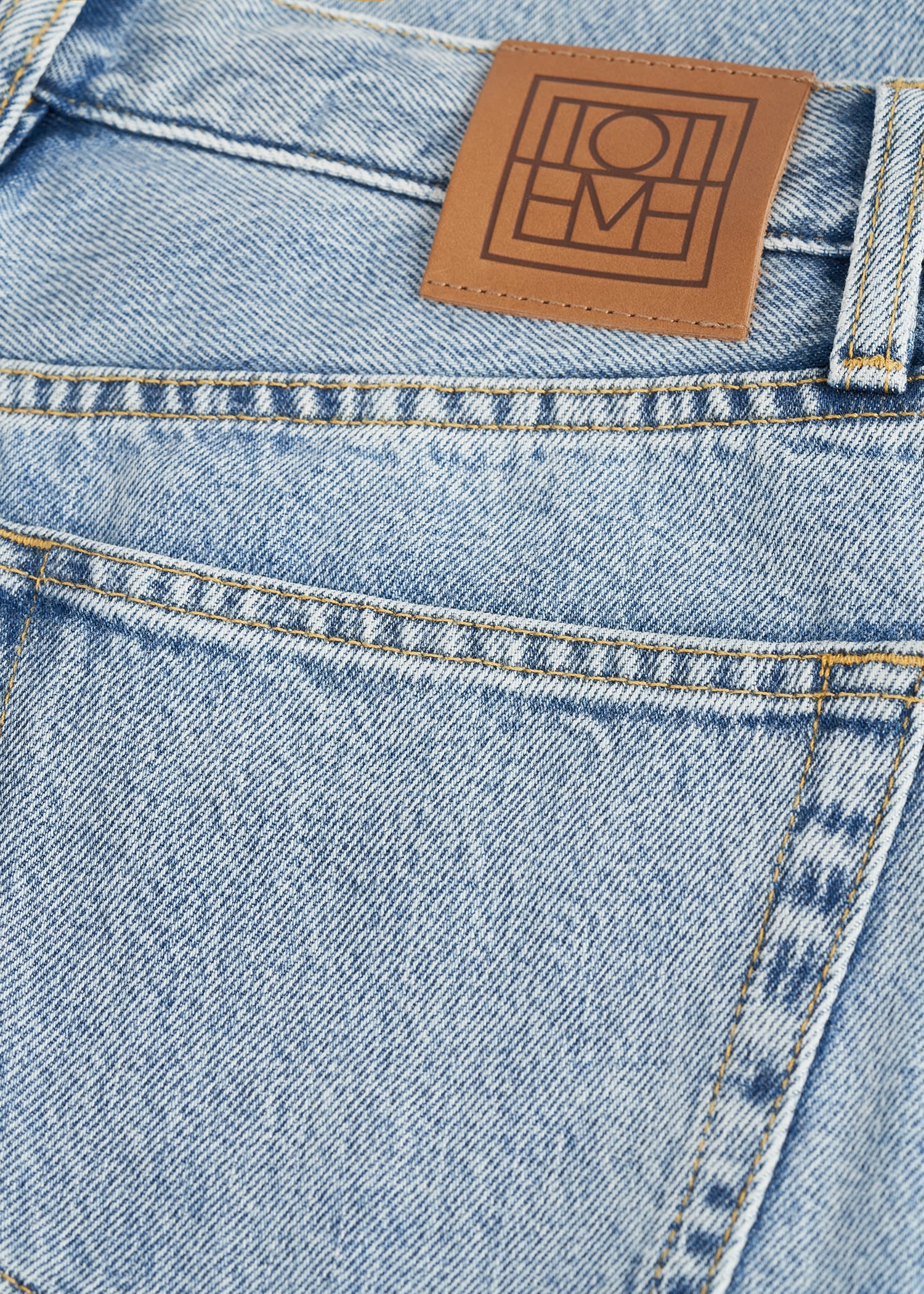 Classic cut denim full length cool blue – TOTEME