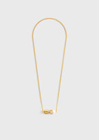 Faux pearl necklace white