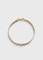 Mini diamond bracelet beige/gold