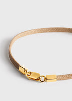 Mini diamond bracelet beige/gold