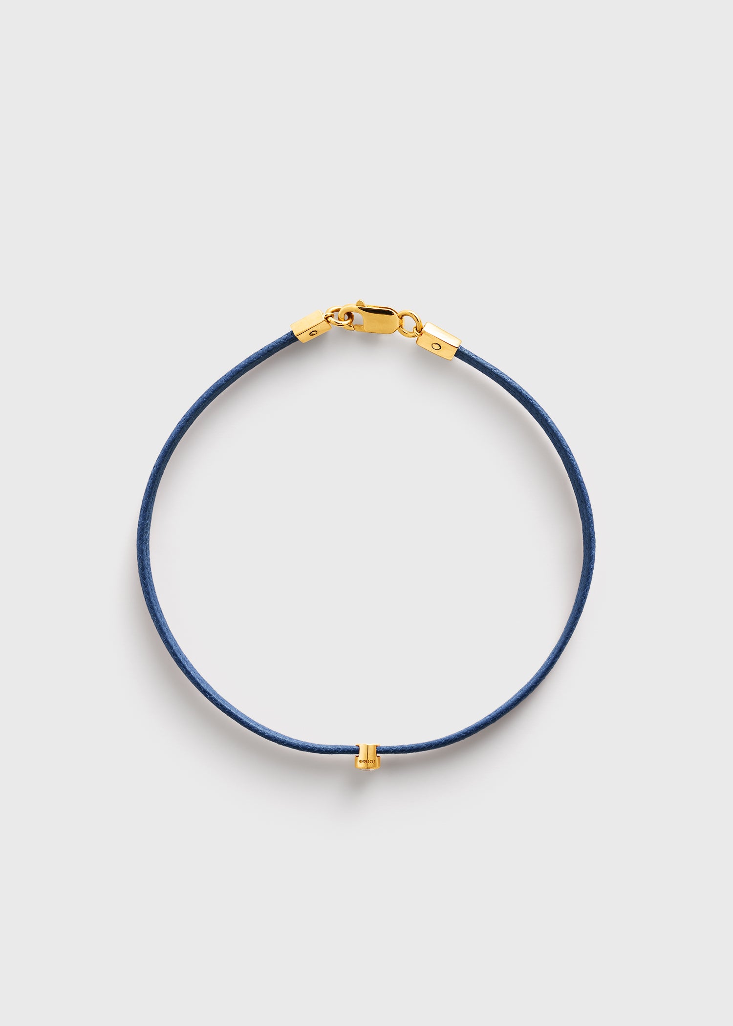 Mini diamond bracelet blue/gold
