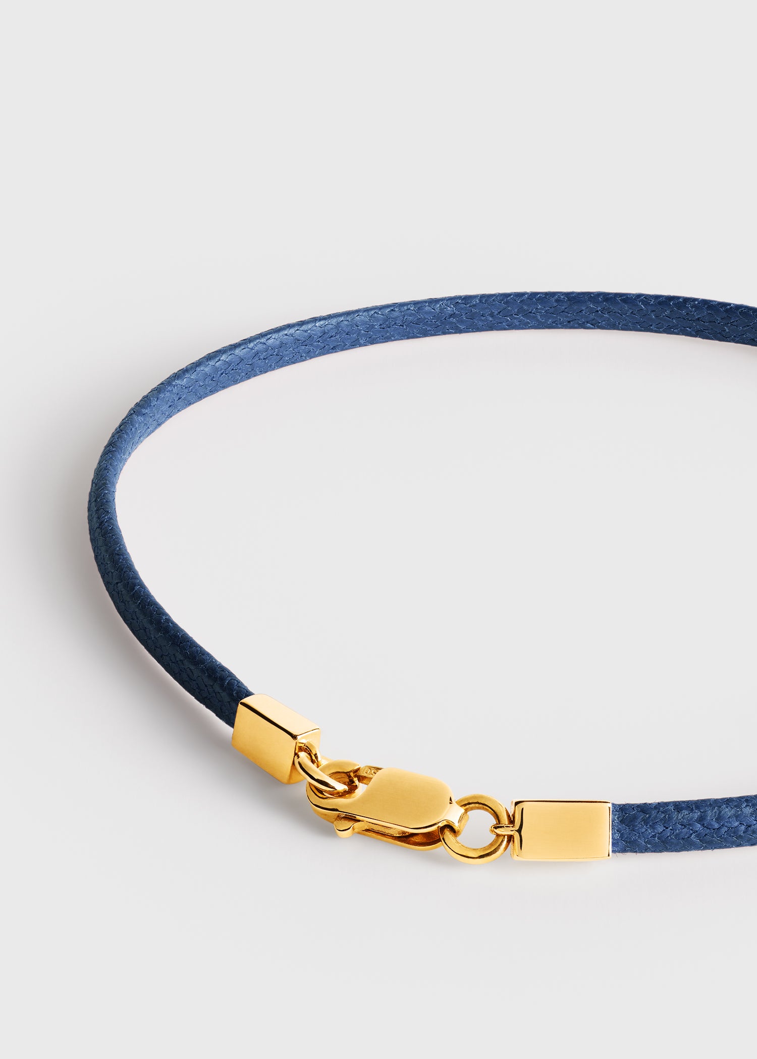 Mini diamond bracelet blue/gold